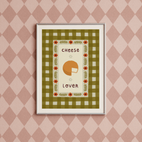 Image 1 of Print . Cheese lover