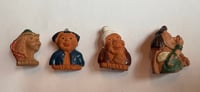 Image 2 of Pre-WW2 (Nazi Germany) Winterhilfswerk (WHW) des Deutschen Volkes Clay Pins, Lot #2