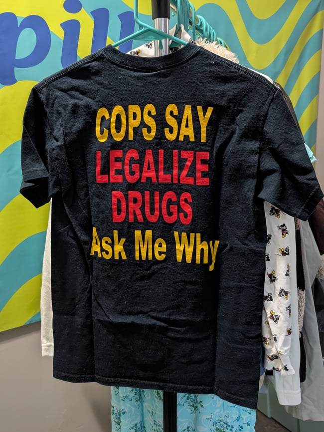 LEAP Law Enforcement Against Prohibition T-Shirt Sz S