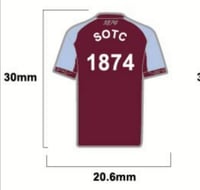 Image 2 of Aston Villa Shit On The City shirt badge