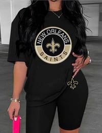 Lady Saint Biker Short Set 