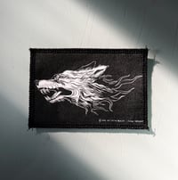 Wolfskopf - Aufnäher aus Bio Baumwolle