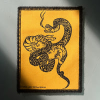 Hase und Schlange - rabbit and snake patch