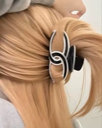 Image 2 of Classy Black CC Hair Clamp