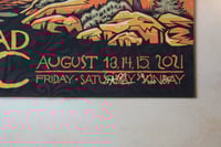 Image 2 of Widespread Panic - August 2021 Weekend Poster - Austin, TX 