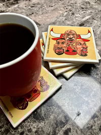 Image 2 of "Tres Toros" tile coaster