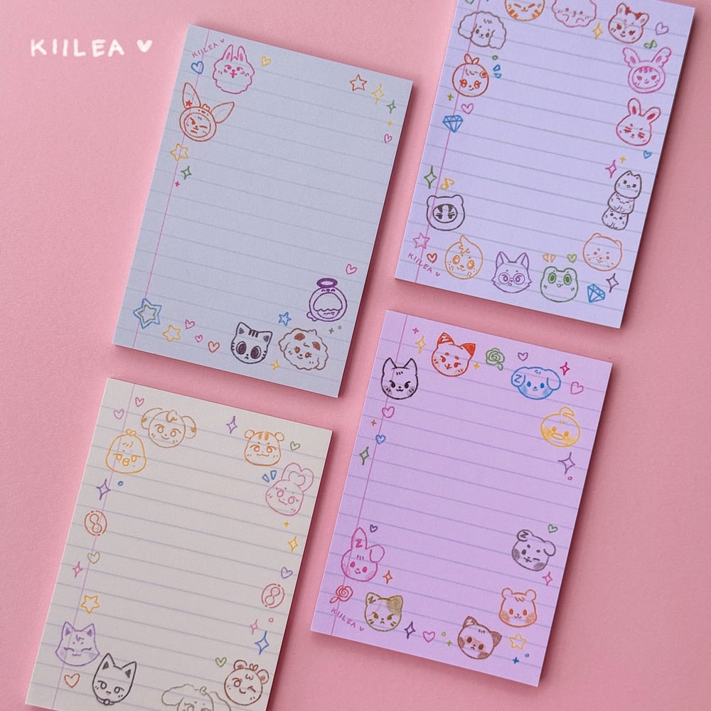 Image of kpop sketchy notepads
