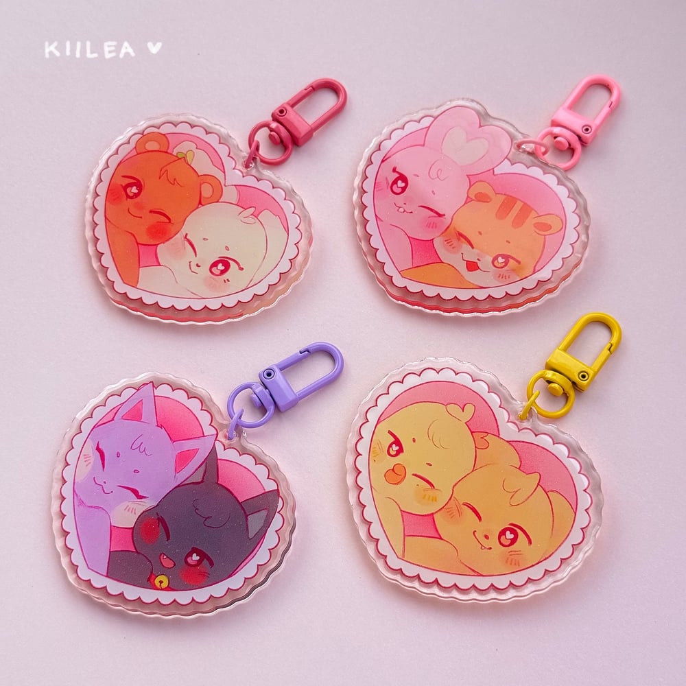 Image of IHEARTU aniteez acrylic charms