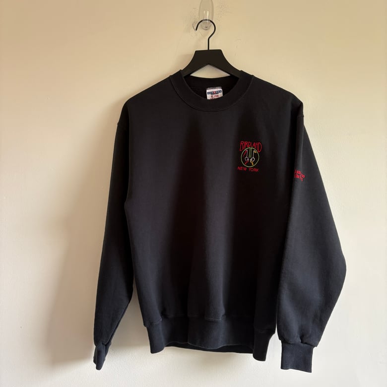 Image of Birdland New York Embroidered Crewneck Sweatshirt