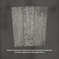 Image 2 of Gray Birdseye Maple | Exotic Fingerboard Deck