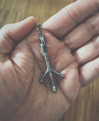 Image 2 of Bloodborne Hunter Rube sterling silver pendant