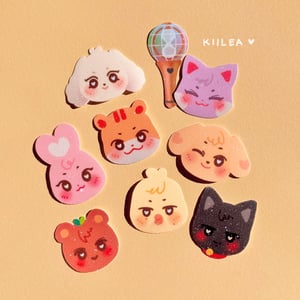 Image of ateez aniteez glitter sticker pack