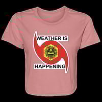 Image 2 of THE WEATHER IS HAPPENING ACOLYTE'S WOMEN'S CROP TOP