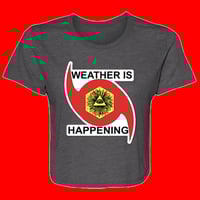 Image 3 of THE WEATHER IS HAPPENING ACOLYTE'S WOMEN'S CROP TOP
