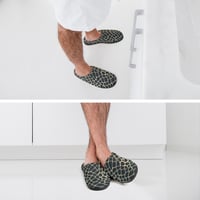Image 4 of Koffee Slippers N' Kreme Men's Reptile Print Cotton Slippers