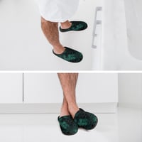 Image 8 of Koffee Slippers N' Kreme Men's Reptile Print Cotton Slippers