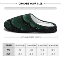 Image 13 of Koffee Slippers N' Kreme Men's Reptile Print Cotton Slippers