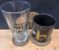 Image 4 of NOLA round wood coasters