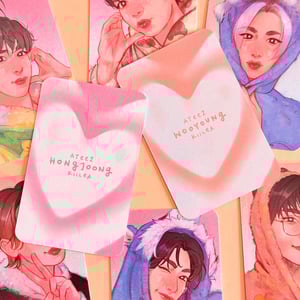 Image of ateez pajama photocards