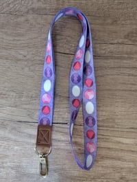 Image 2 of Crystal Gems - Cute Steven Garnet Amethyst Pearl Ruby Sapphire - Full Size Lanyard Strap