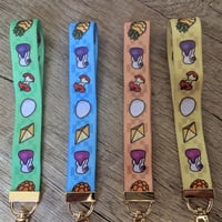 Image 2 of Choose Your Starter - Wristlet and Charm Video Game Keychain (Set of 1 Wristlet, 2 Charms)
