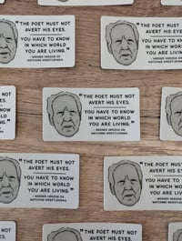 Image 2 of The Poet Must Not Avert His Eyes - Werner Herzog - Vinyl Laminate Sticker