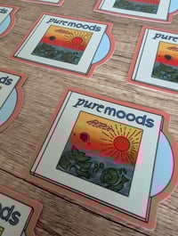 Image 3 of Pure Moods CD Compilation - 90s Music Nostalgia Vinyl Sticker