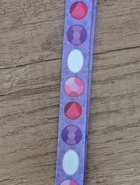Image 4 of Crystal Gems - Cute Steven Garnet Amethyst Pearl Ruby Sapphire - Full Size Lanyard Strap