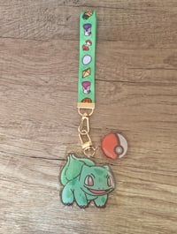 Image 6 of Choose Your Starter - Wristlet and Charm Video Game Keychain (Set of 1 Wristlet, 2 Charms)