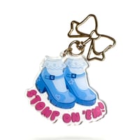 Image 1 of Sassy "Stomp on 'Em" Keychain