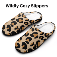 Image 10 of Koffee Slippers N' Kreme Leopard Chic Cotton Slippers for Women