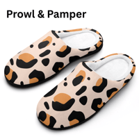 Image 18 of Koffee Slippers N' Kreme Leopard Chic Cotton Slippers for Women