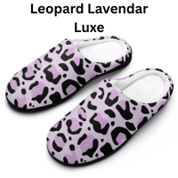 Image 2 of Koffee Slippers N' Kreme Leopard Chic Cotton Slippers for Women