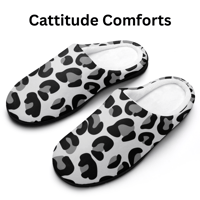 Image 6 of Koffee Slippers N' Kreme Leopard Chic Cotton Slippers for Women