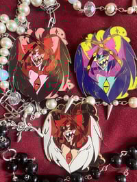 Image 1 of ✨ Hellishly Holy Wave 1 ✨ - A Hazbin/Helluva pin set!