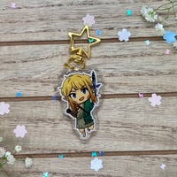 Image 1 of Master swordsman charm and sticker