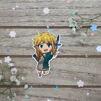 Image 2 of Master swordsman charm and sticker
