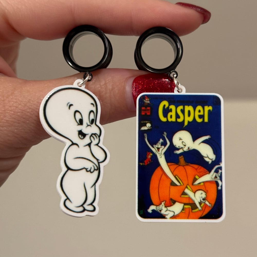 Image of Happy Ghost Dangles (sizes 2g-2")