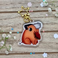 Devil Dog sticker and charm