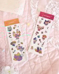 Image 1 of pjsk mini transparent sticker sheets