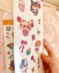 Image 2 of pjsk mini transparent sticker sheets