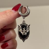 Bat Cameo Saddles (size 2g-1 1/2)