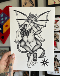 Titty Devil print