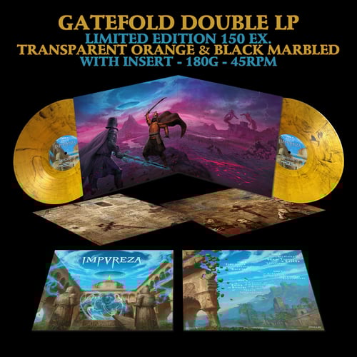 Image of Alcázares (Double LP Gatefold) - Transp. Orange & Black Marbled Edition 150 ex.