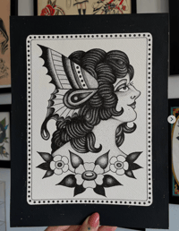 Butterfly Lady Print
