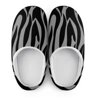 Image 12 of Koffee Slippers N' Kreme Men's Animal Print Striped Cotton Slippers