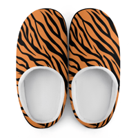 Image 16 of Koffee Slippers N' Kreme Men's Animal Print Striped Cotton Slippers