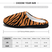 Image 17 of Koffee Slippers N' Kreme Men's Animal Print Striped Cotton Slippers
