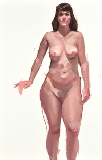 Life Figure Oil Study, Ninette