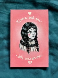 Image 1 of “Silly Girl” - Original Oil Painting